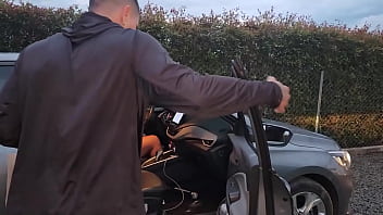 The sexy gardener makes his big breasted brunette boss satisfied