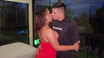 The sexy gardener makes his big breasted brunette boss satisfied