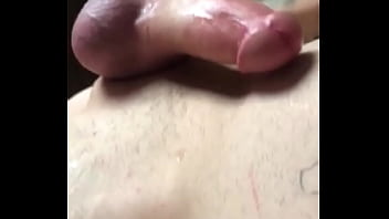 Spiting and gagging on my cock