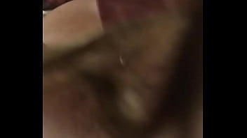 Spiting and gagging on my cock