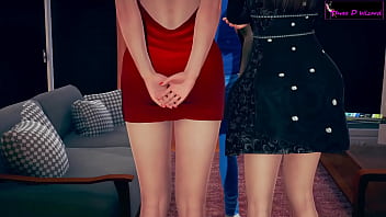 Threesome with 2 beautiful girls