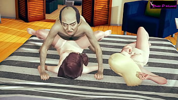 Threesome With 2 Beautiful Girls thumbnail