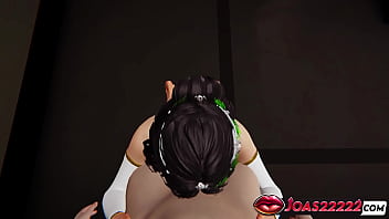 Naga saki sexy angel animation only tongue lick cock glans huge cock handjob stroking hard deepthroat cumshot in honey select 2