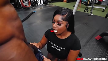 Scored my perfect gym partner cybergirlmia and boy did we work up a sweat together