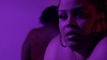 Girl on girl in pool hall