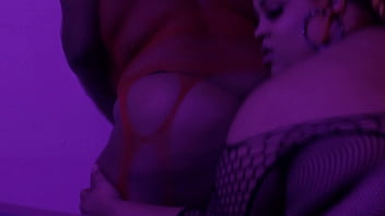 Girl on girl in pool hall