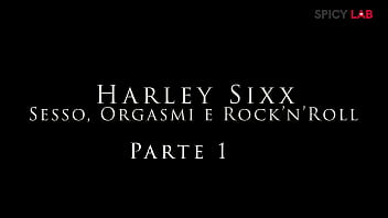 Sex orgasm and rock for harley sixx