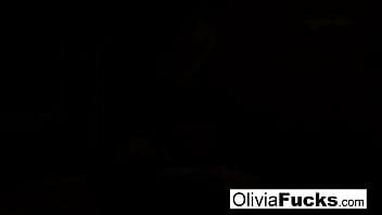 Hot blonde has some holiday fun