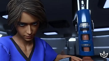 Bound guy gets his dick sucked then machine milked