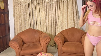 Jasmine and hannah strip each other during fight