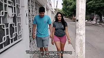 Teniendo intimidad con amiguita del gym Teniendo intimidad con amiguita del gym