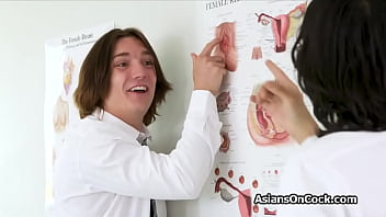 Asian tutors big tits make dudes horny for pussy