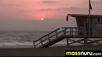 Sweetie gives a hot slippery nuru massage 18