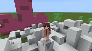 Speed art en minecraft de un pen3 uwu