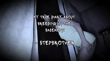 Step brother fucks me in the basement gh and cums inside me 7 times 60 fps video