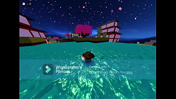 Jerking off in water