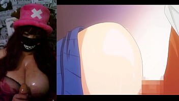 Hotwife with natural big tits watching hentai kimi wa yasashiku netorareru ep2