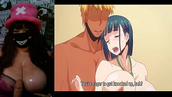 Hotwife with natural big tits watching hentai kimi wa yasashiku netorareru ep2