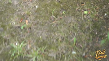 Kira queen devours verona’s cunt as stalker peeps