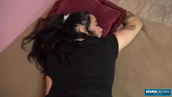 Naughty indigo dances anal plays with dildo before hard sex