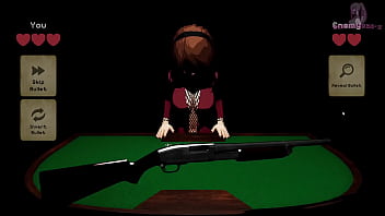 X roulette 2 趴在桌上的背後位