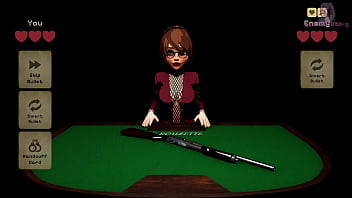 X roulette 2 趴在桌上的背後位