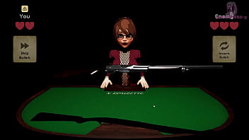 X roulette 2 趴在桌上的背後位