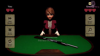 X roulette 2 趴在桌上的背後位