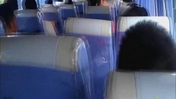 Young & Daring Asian Exhibitionist Wanks On Metro thumbnail