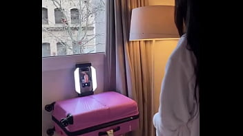 Amazing lolabratzx in my hotel room ️ do you know what we did after