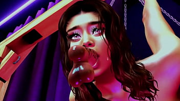 Ram fucked by floating hard cocks