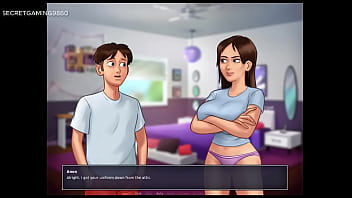 He creampied his stepsister pussy with a huge 10 inches cock summertime saga developed by kompas productions #07