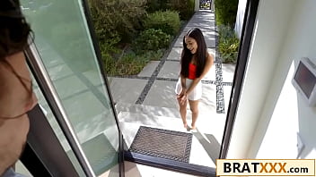 Cute asian student takes it deep for her scholarship