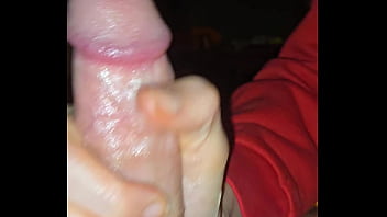 Sexygamermomma licks up every drop after perfect handjob