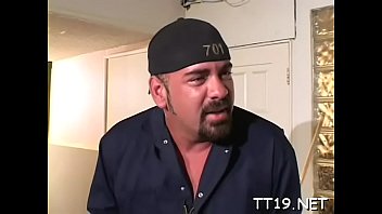 Enticing beauty treeper coitus in porno