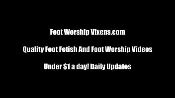 Foot fetish and foot worshiping tube videos