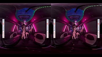 Lucky guy gets to go back to a hotel with three hot babes to fuck