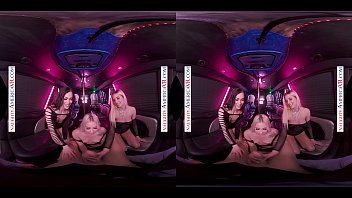 Lucky guy gets to go back to a hotel with three hot babes to fuck