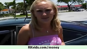 Smooth guy pays amateur chick for sex 28