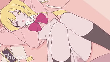 Vocaloid neru enjoys dick on the table