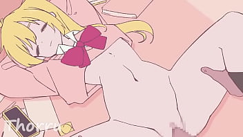 Vocaloid neru enjoys dick on the table