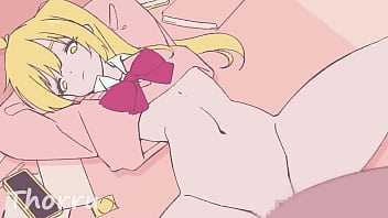 Vocaloid neru enjoys dick on the table