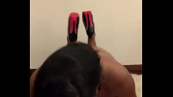 Latina does cowgirl with a dildo on the floor and incredible deepthroat