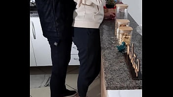 Stepdaughter can't even rest while having breakfast