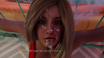 Busty blonde loves the taste of my big white cock being a dik highlight