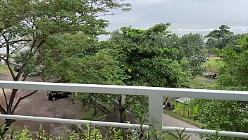 Dad's new girlfriend helps me with a blowjob