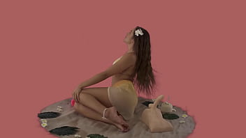 Gizelle blanco shows off her hawaiian pussy in hawaiian punch braindance spatial vr
