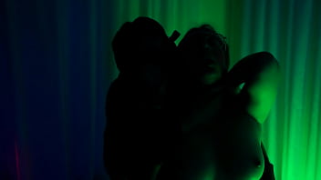 Blonde girl getting hot and inspired