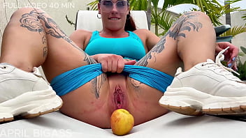 Fist in my delicate and painful cone "everything" goes in that's all hahaha pissed apple comes out of my cone