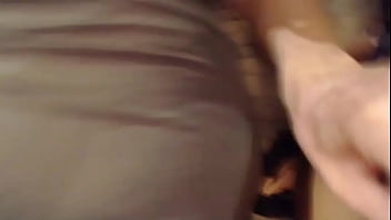 Fucking the sexy brunette on the couch